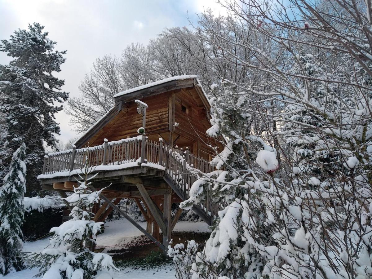 La Cabane à l'Orée des Bornes Évires Exterior foto