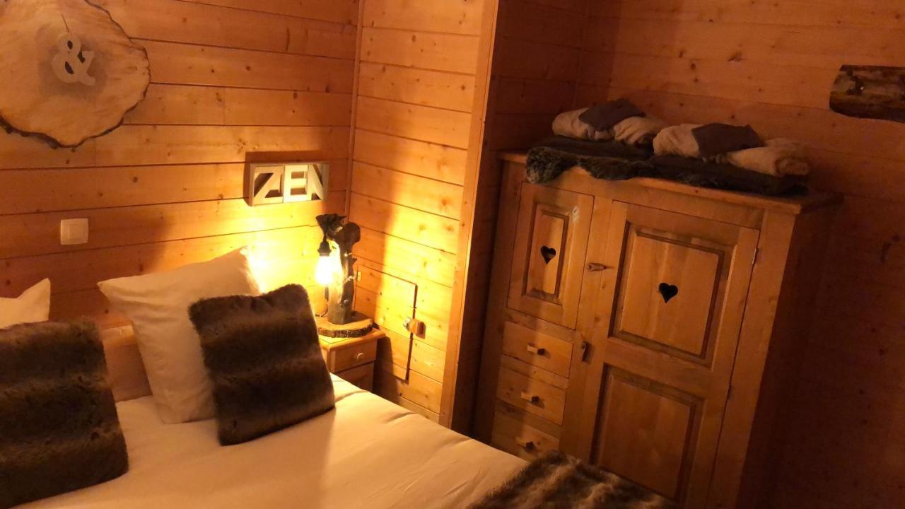 La Cabane à l'Orée des Bornes Évires Exterior foto